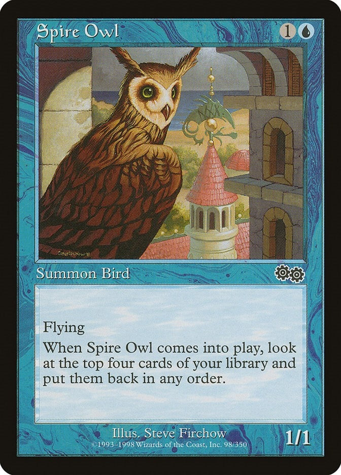 Image for Spire Owl (Urza's Saga) (98) - Magic: The Gathering