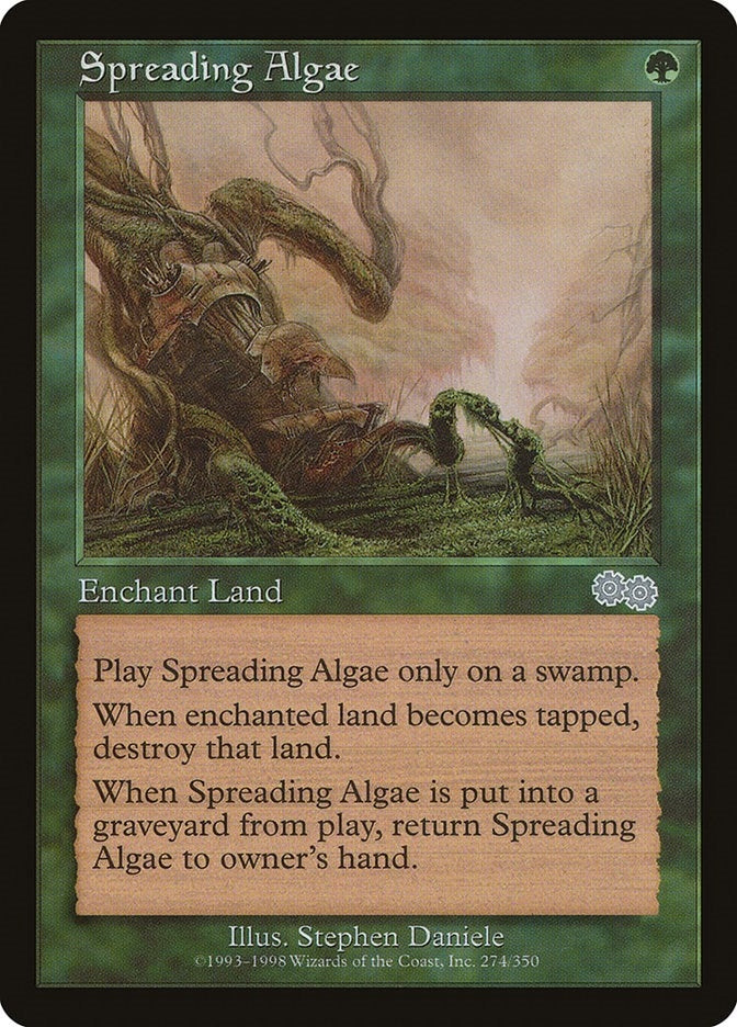 Image for Spreading Algae (Urza's Saga) (274) - Magic: The Gathering