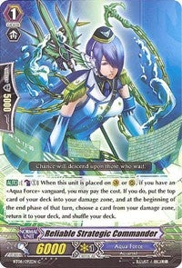 Image for Reliable Strategic Commander (BT08: Blue Storm Armada) (BT08/092EN) - Cardfight Vanguard