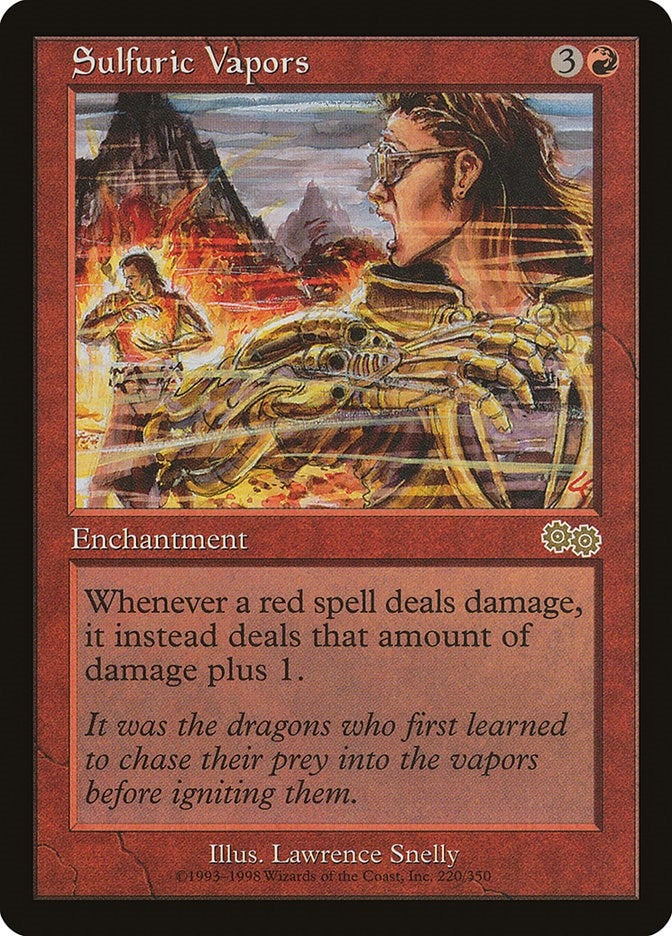 Image for Sulfuric Vapors (Urza's Saga) (220) - Magic: The Gathering