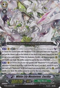 Image for White Lily Musketeer, Cecilia (SP) (BT08: Blue Storm Armada) (BT08/S04EN) - Cardfight Vanguard