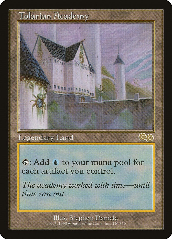 Image for Tolarian Academy (Urza's Saga) (330) - Magic: The Gathering