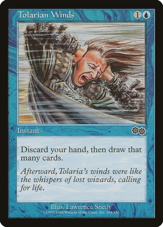Image for Tolarian Winds (Urza's Saga) (104) - Magic: The Gathering