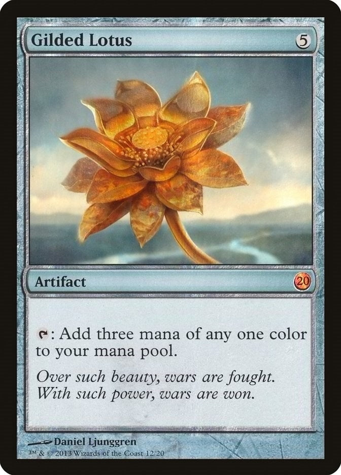 Image for Gilded Lotus (From the Vault: Twenty) (12) - Magic: The Gathering