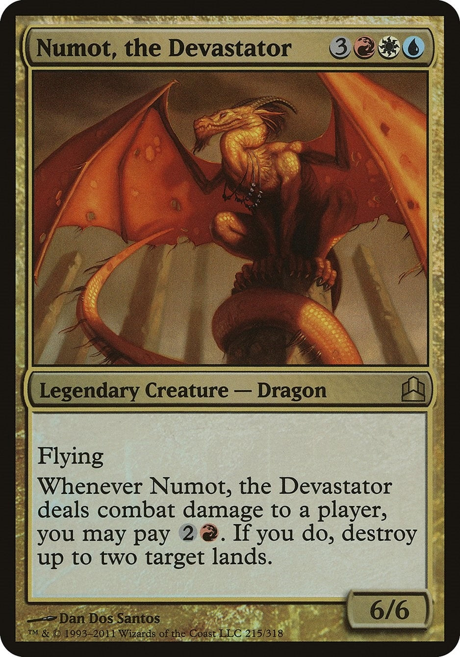 Image for Numot, the Devastator (Commander) (Oversize Cards) - Magic: The Gathering