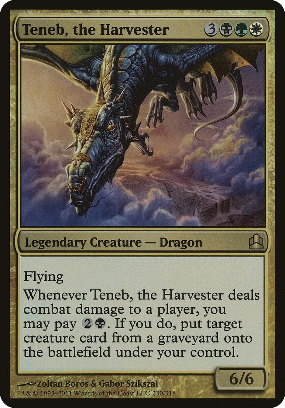 Image for Teneb, the Harvester (Commander) (Oversize Cards) (230) - Magic: The Gathering