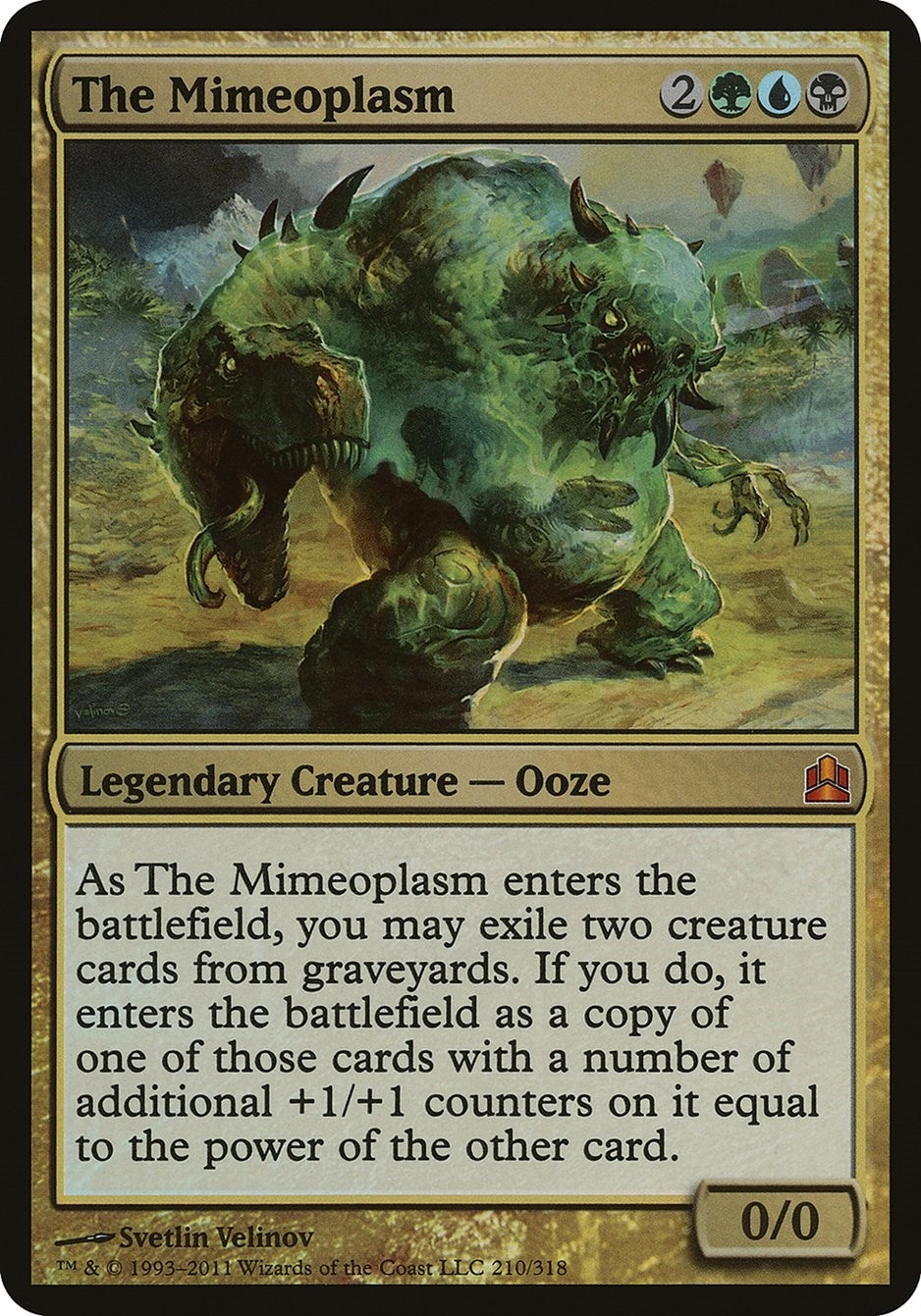 Image for The Mimeoplasm (Commander) (Oversize Cards) (210) - Magic: The Gathering