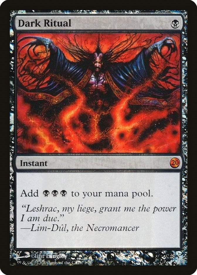 Image for Dark Ritual (From the Vault: Twenty) (1) - Magic: The Gathering