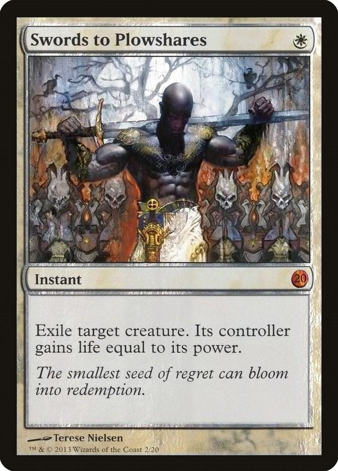 Image for Swords to Plowshares (From the Vault: Twenty) (2) - Magic: The Gathering