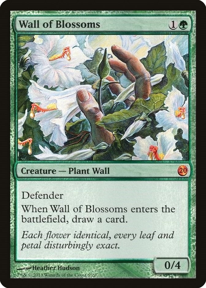 Image for Wall of Blossoms (From the Vault: Twenty) (6) - Magic: The Gathering