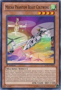 Image for Mecha Phantom Beast Coltwing (Judgment of the Light) (JOTL-EN024) - YuGiOh