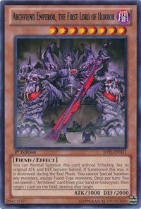 Image for Archfiend Emperor, the First Lord of Horror (Judgment of the Light) (JOTL-EN031) - YuGiOh