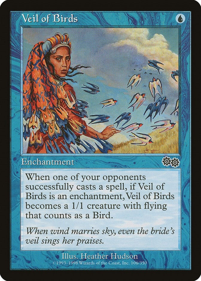 Image for Veil of Birds (Urza's Saga) (106) - Magic: The Gathering