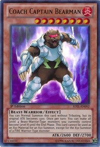 Image for Coach Captain Bearman (Judgment of the Light) (JOTL-EN092) - YuGiOh