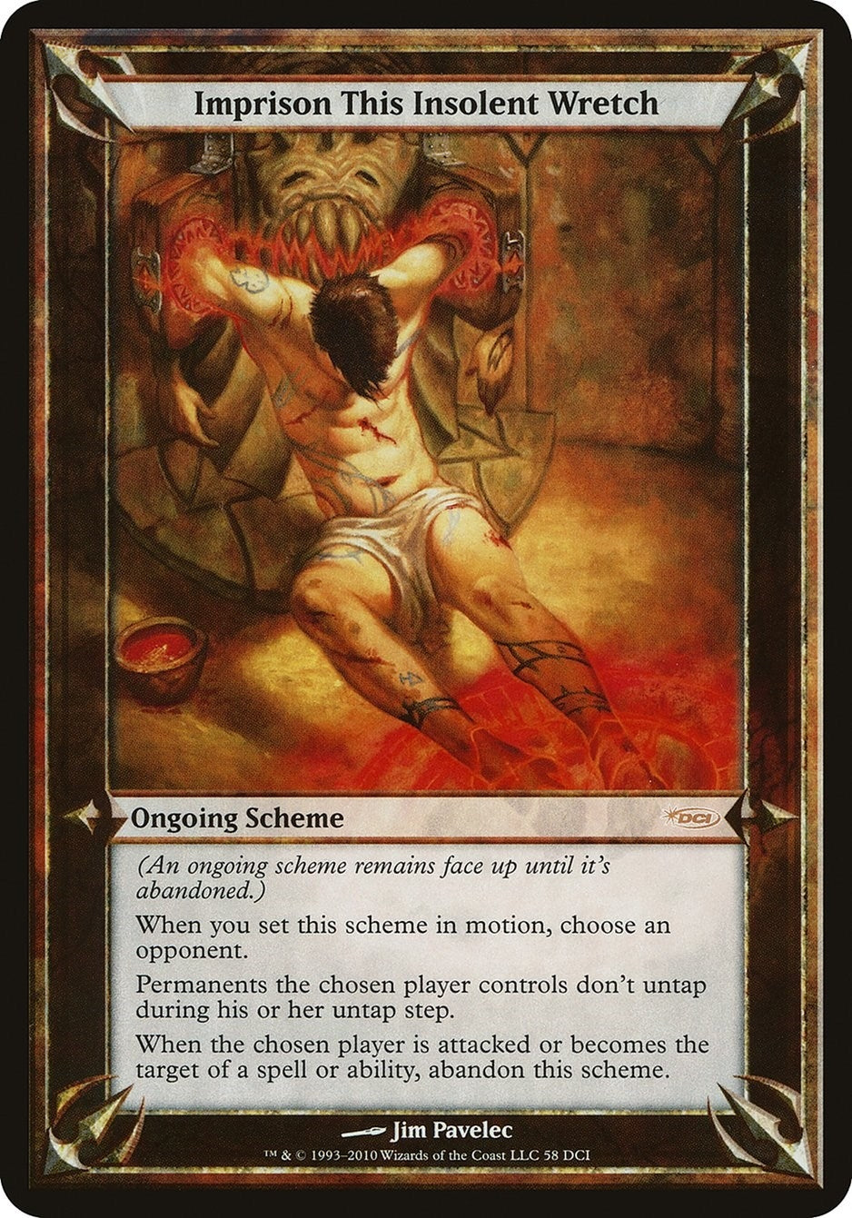 Image for Imprison This Insolent Wretch (WPN & Gateway) (Oversize Cards) (58) - Magic: The Gathering