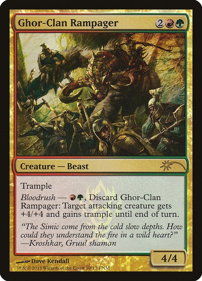 Image for Ghor-Clan Rampager (FNM Promos) (10) - Magic: The Gathering