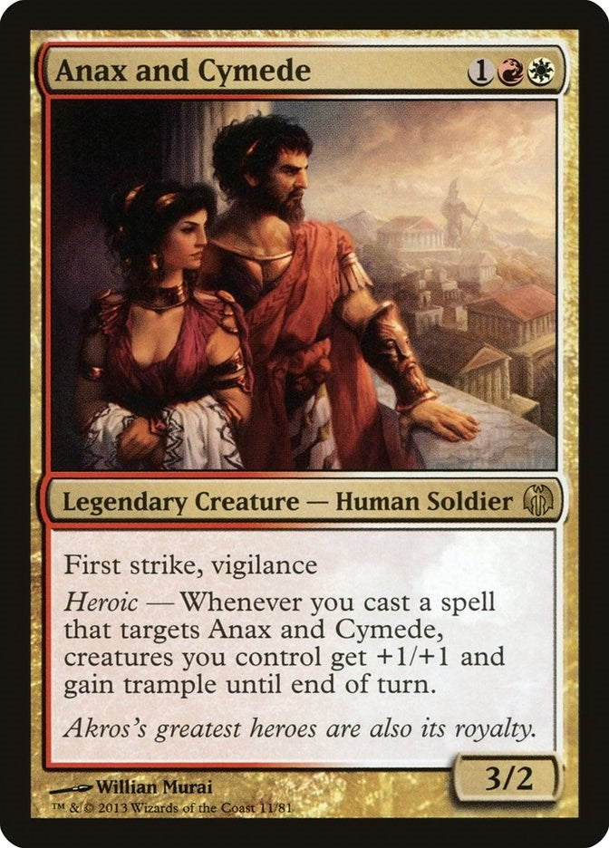 Image for Anax and Cymede (Duel Decks: Heroes vs. Monsters) (11) - Magic: The Gathering