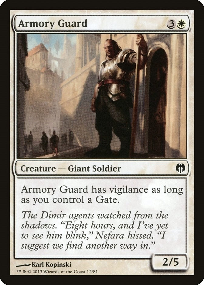 Image for Armory Guard (Duel Decks: Heroes vs. Monsters) (12) - Magic: The Gathering