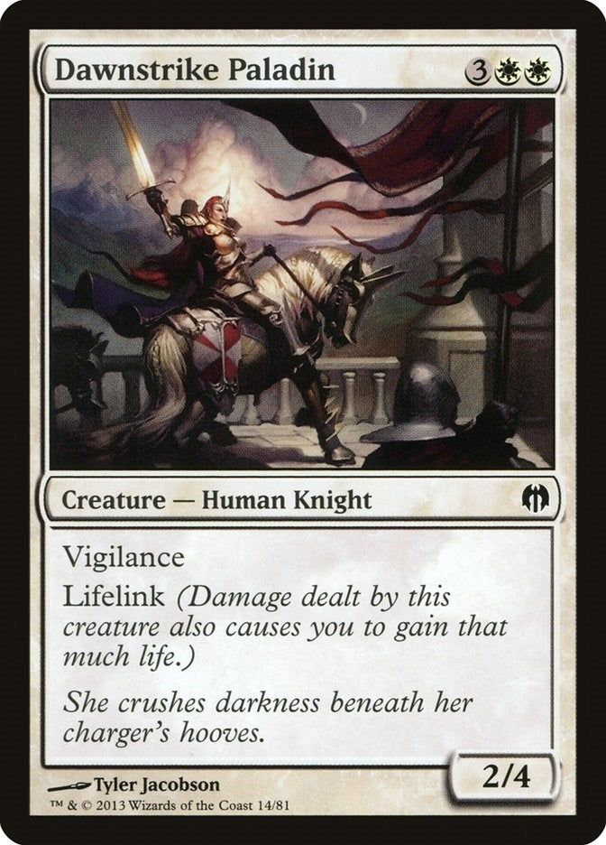 Image for Dawnstrike Paladin (Duel Decks: Heroes vs. Monsters) (14) - Magic: The Gathering
