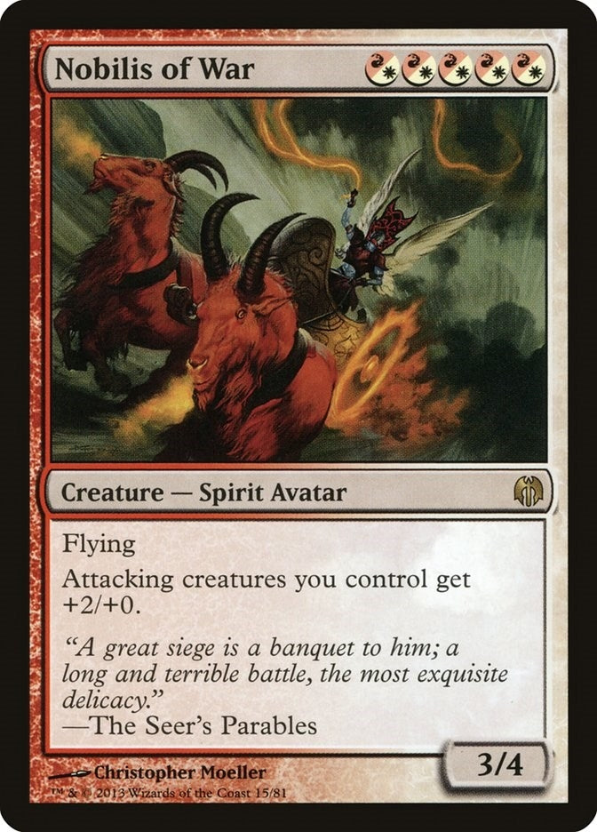 Image for Nobilis of War (Duel Decks: Heroes vs. Monsters) (15) - Magic: The Gathering