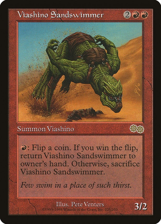 Image for Viashino Sandswimmer (Urza's Saga) (225) - Magic: The Gathering
