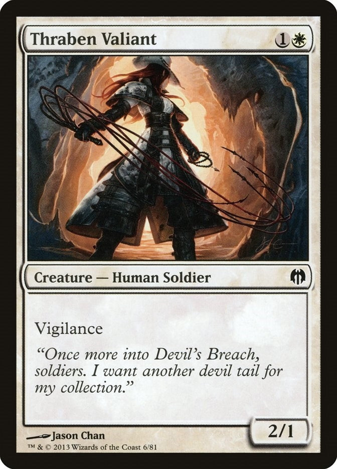 Image for Thraben Valiant (Duel Decks: Heroes vs. Monsters) (6) - Magic: The Gathering