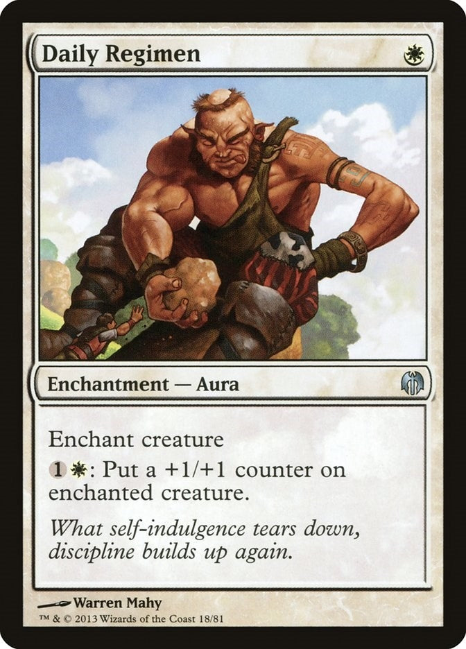 Image for Daily Regimen (Duel Decks: Heroes vs. Monsters) (18) - Magic: The Gathering