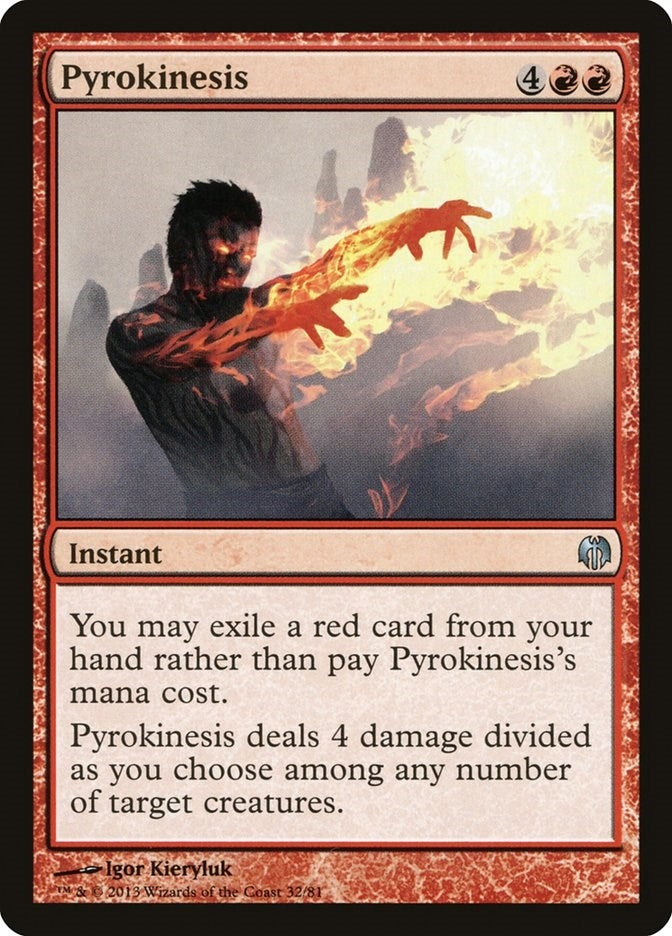 Image for Pyrokinesis (Duel Decks: Heroes vs. Monsters) (32) - Magic: The Gathering