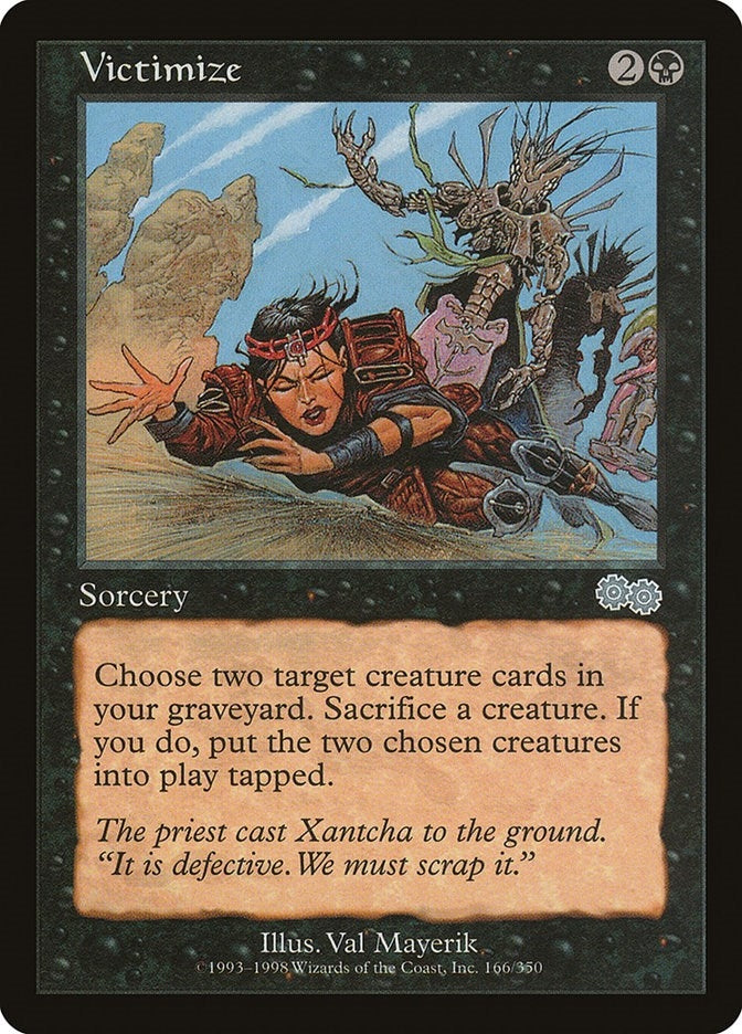 Image for Victimize (Urza's Saga) (166) - Magic: The Gathering
