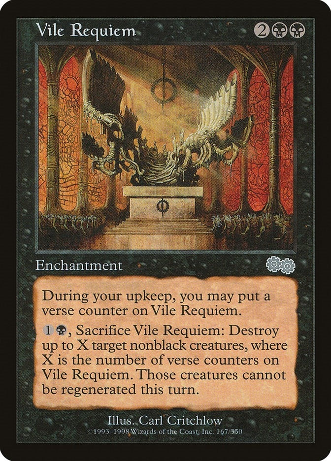 Image for Vile Requiem (Urza's Saga) (167) - Magic: The Gathering