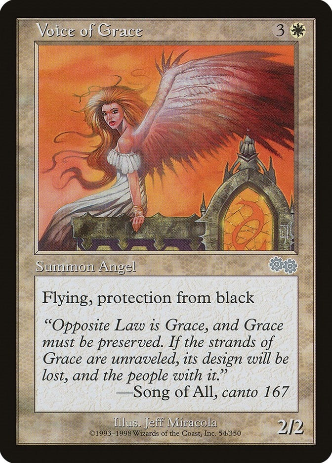 Image for Voice of Grace (Urza's Saga) (54) - Magic: The Gathering