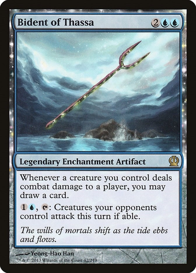 Image for Bident of Thassa (Theros) (42) - Magic: The Gathering
