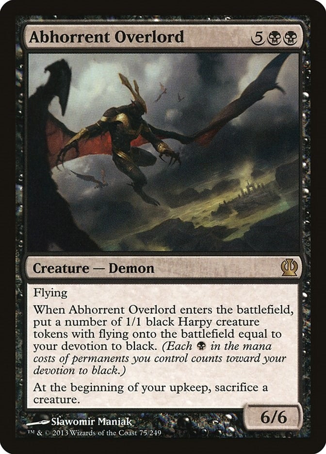 Image for Abhorrent Overlord (Theros) (75) - Magic: The Gathering