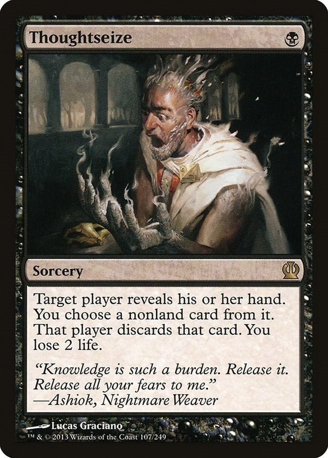 Image for Thoughtseize (Theros) (107) - Magic: The Gathering