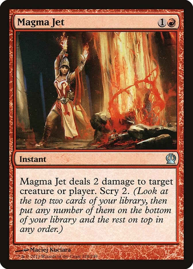 Image for Magma Jet (Theros) (128) - Magic: The Gathering