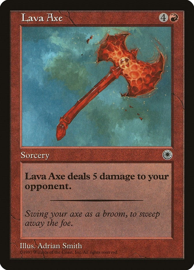 Image for Lava Axe (Portal) - Magic: The Gathering