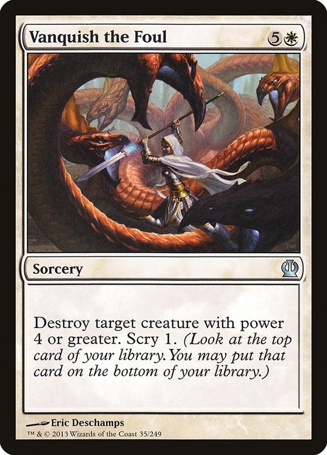 Image for Vanquish the Foul (Theros) (35) - Magic: The Gathering