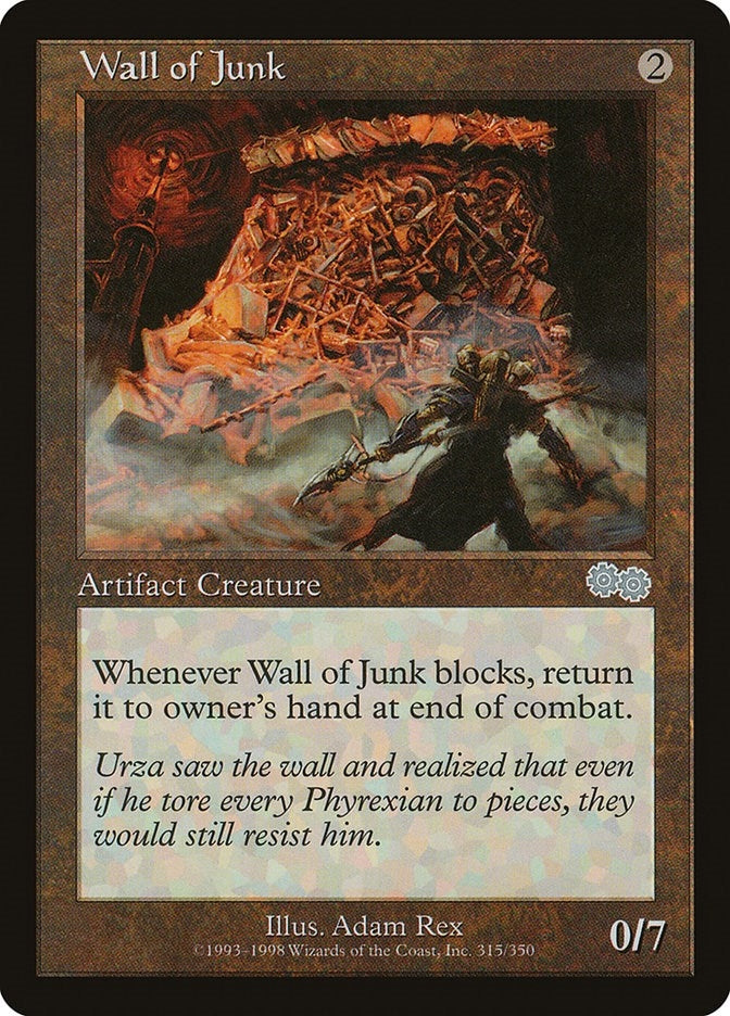 Image for Wall of Junk (Urza's Saga) (315) - Magic: The Gathering