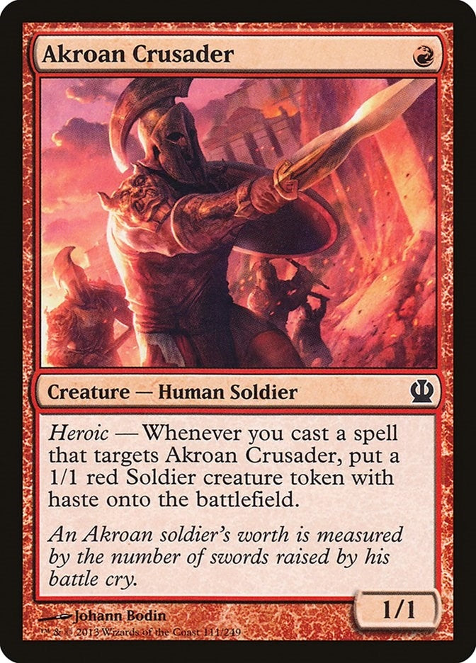 Image for Akroan Crusader (Theros) (111) - Magic: The Gathering