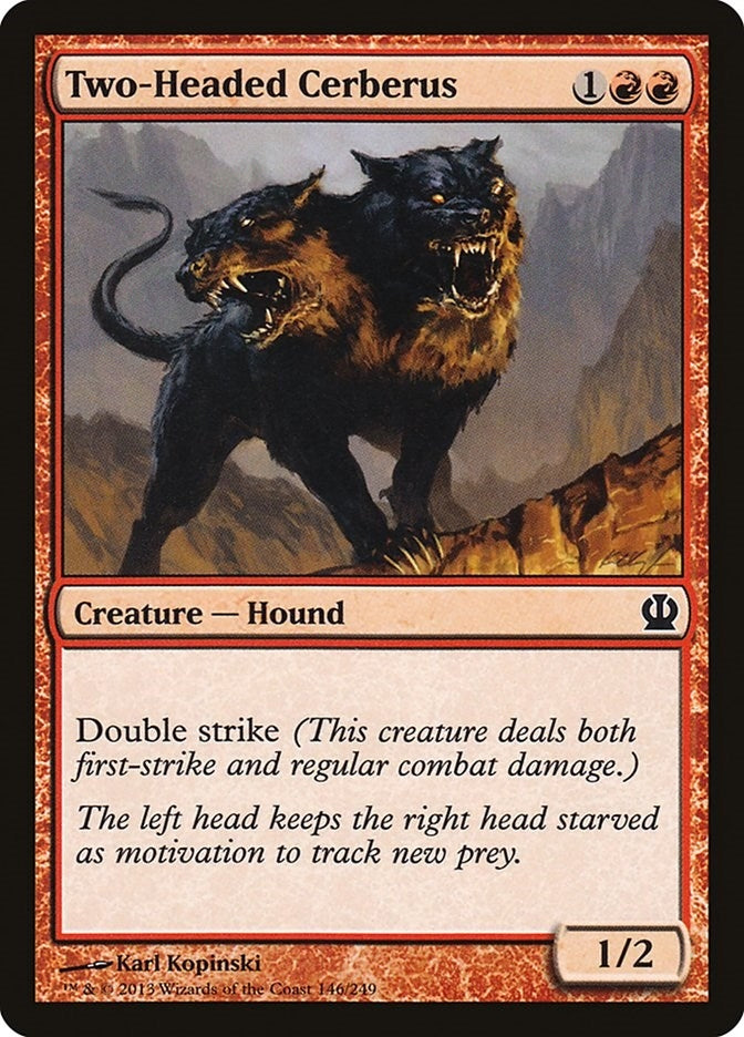 Image for Two-Headed Cerberus (Theros) (146) - Magic: The Gathering