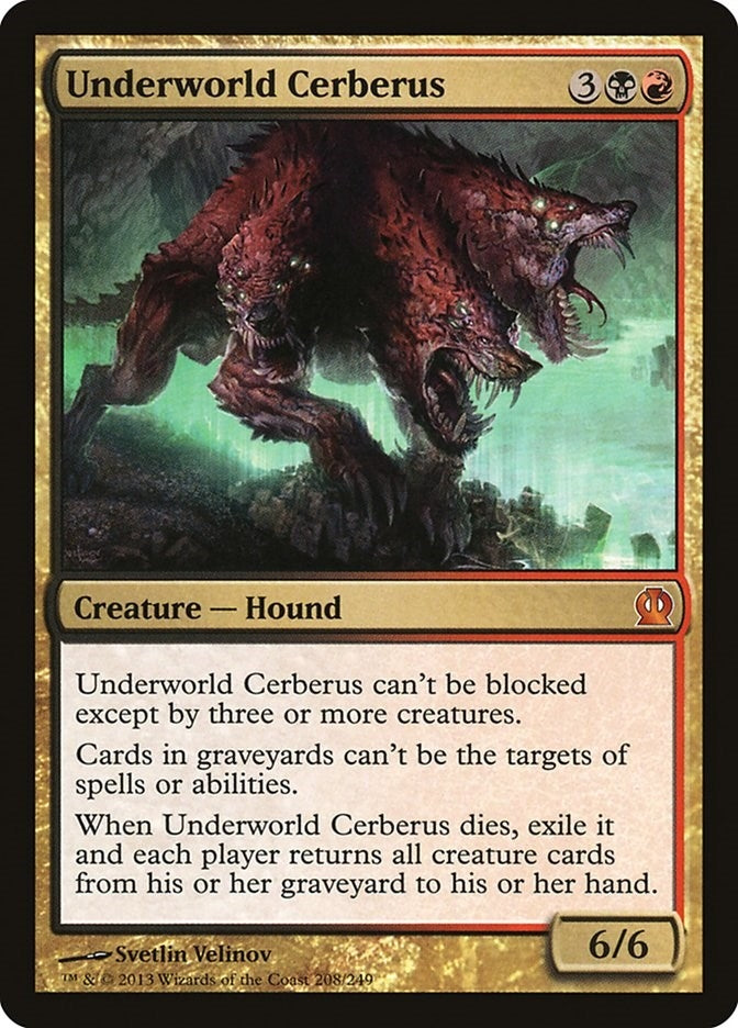 Image for Underworld Cerberus (Theros) (208) - Magic: The Gathering