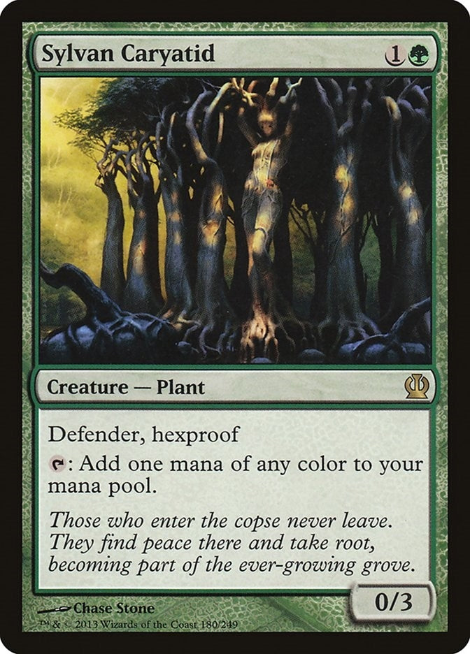 Image for Sylvan Caryatid (Theros) (180) - Magic: The Gathering