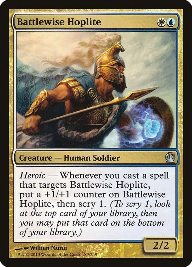 Image for Battlewise Hoplite (Theros) (189) - Magic: The Gathering