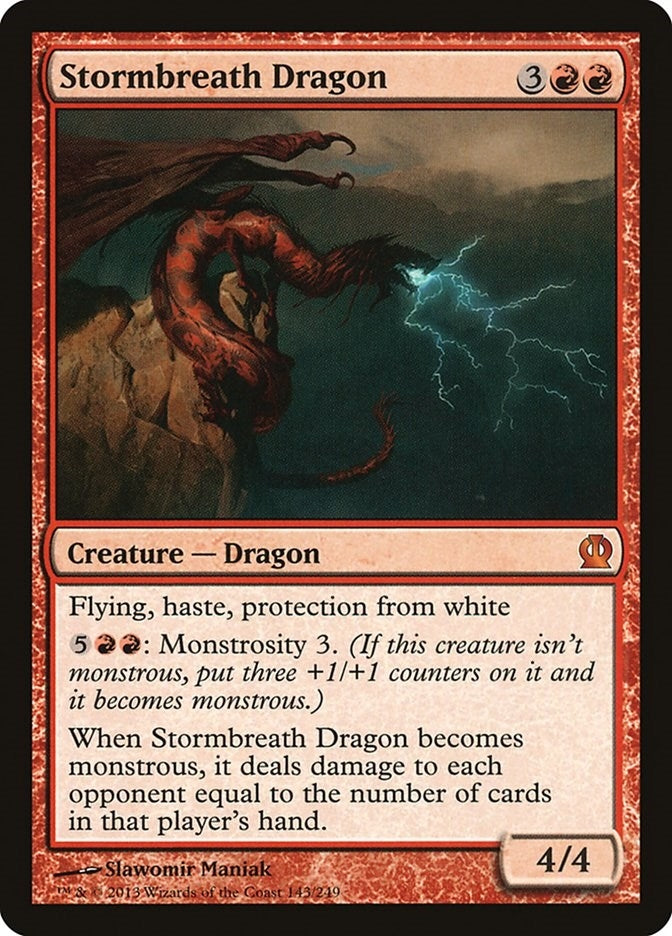 Image for Stormbreath Dragon (Theros) (143) - Magic: The Gathering