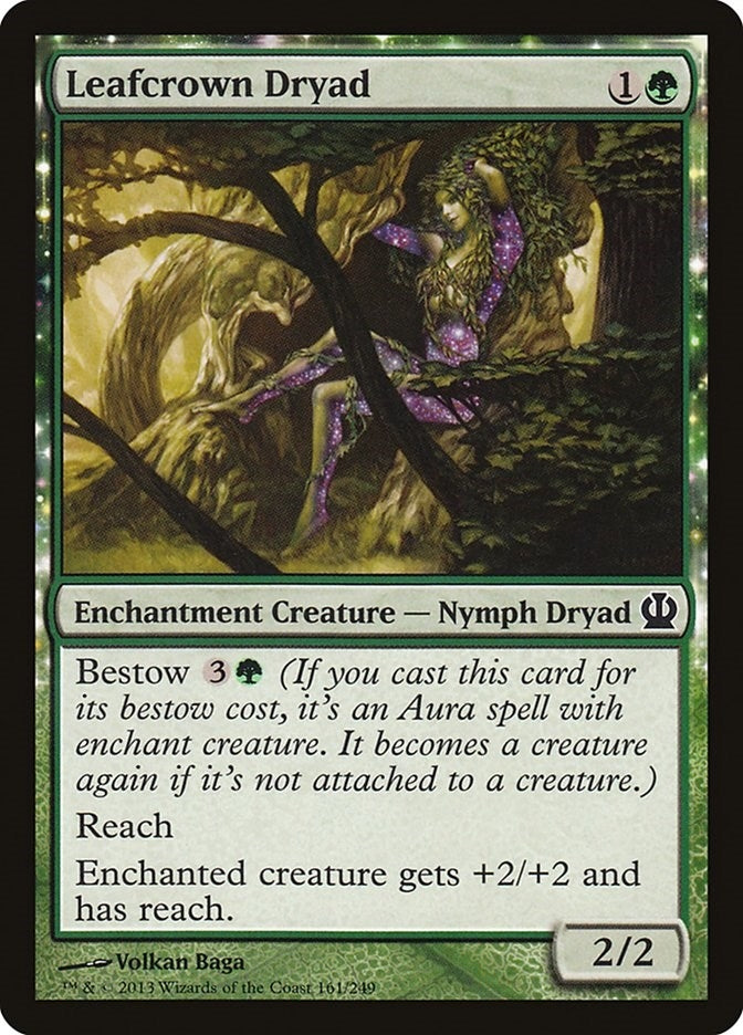 Image for Leafcrown Dryad (Theros) (161) - Magic: The Gathering