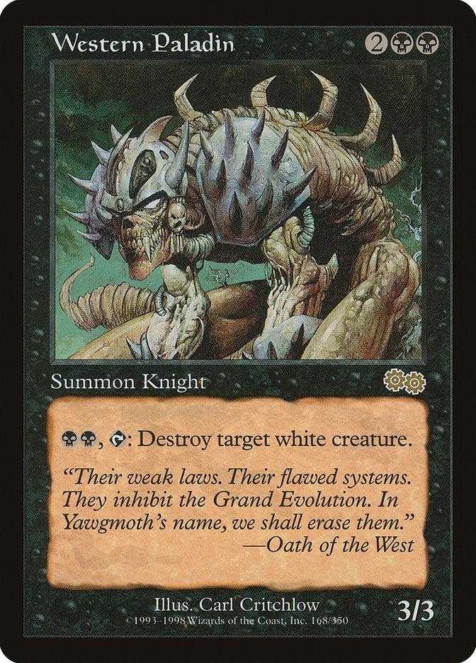 Image for Western Paladin (Urza's Saga) (168) - Magic: The Gathering