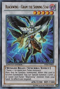Image for Blackwing - Gram the Shining Star (Yu-Gi-Oh! 5D's Manga Promotional Cards) (YF04-EN001) - YuGiOh