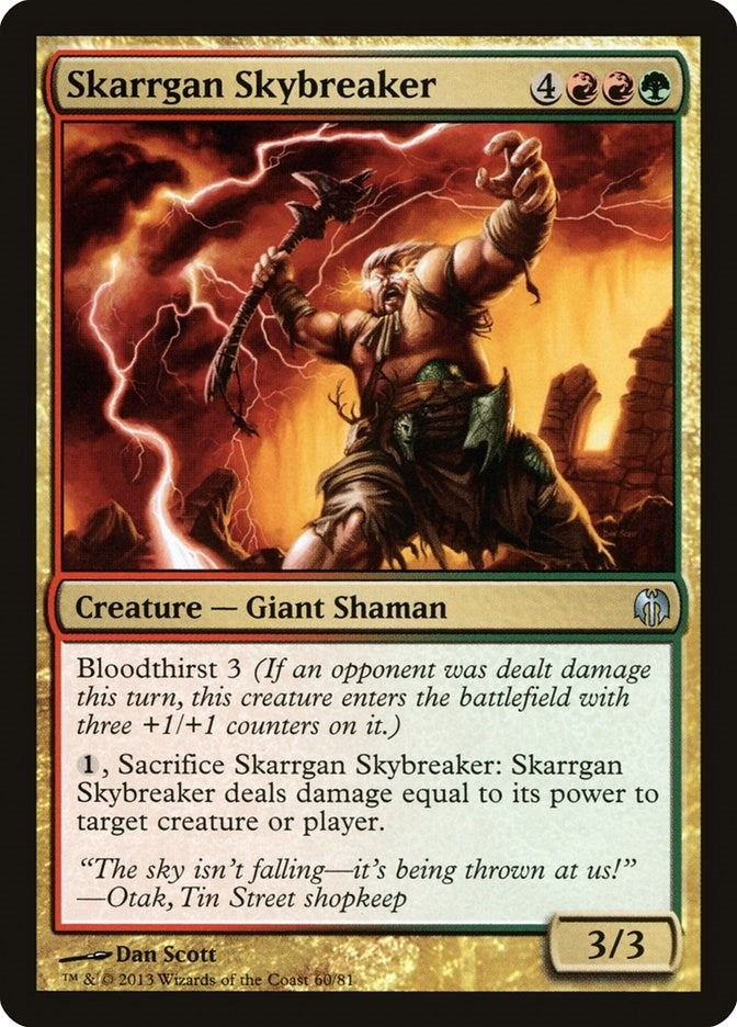 Image for Skarrgan Skybreaker (Duel Decks: Heroes vs. Monsters) (60) - Magic: The Gathering
