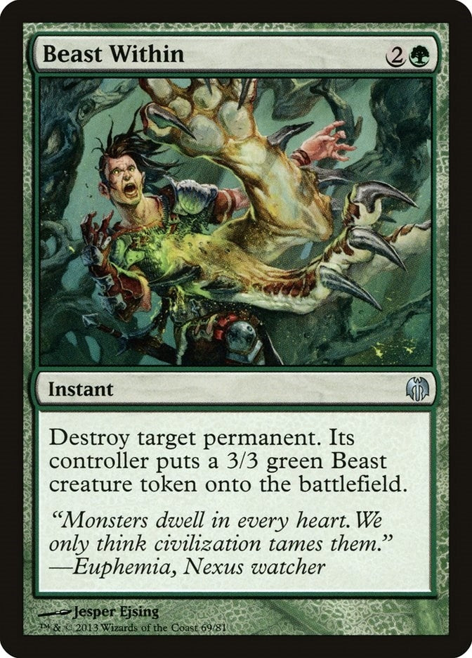 Image for Beast Within (Duel Decks: Heroes vs. Monsters) (69) - Magic: The Gathering