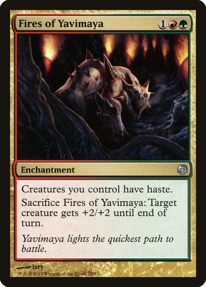 Image for Fires of Yavimaya (Duel Decks: Heroes vs. Monsters) (70) - Magic: The Gathering